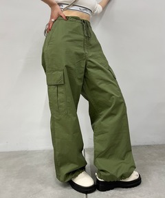 WEB限定】2WAYミリタリータックカーゴパンツ［コットンブレンド