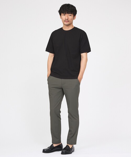 ABAHOUSE GRAY（アバハウスグレイ）の「【接触冷感/セットアップ対応】ナイロンジャガード ストレッチ スラックス（スラックス・メンズ・カーキ/ネイビー/ブラック・50/48/46/44）」の17枚目の写真