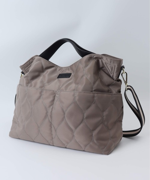 LIZDAYS(リズデイズ)の「LIZDAYS キルティングナイロンショルダーバッグ(ショルダーバッグ・レディース・グレー系その他/ダークグレー/ベージュ/カーキ/ブラック・FREE)」の12枚目の写真