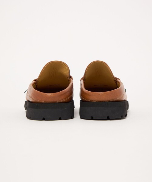 Paraboot(パラブーツ)の「【別注】<Paraboot> カラーグレインレザー ビット ミュール(ローファー・メンズ・ブラウン/オリーブ・9/8/7/6/10)」の6枚目の写真