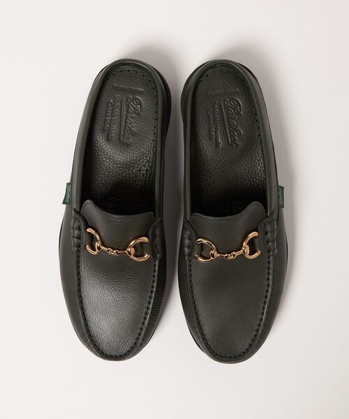 Paraboot(パラブーツ)の「【別注】<Paraboot> カラーグレインレザー ビット ミュール(ローファー・メンズ・ブラウン/オリーブ・9/8/7/6/10)」の16枚目の写真