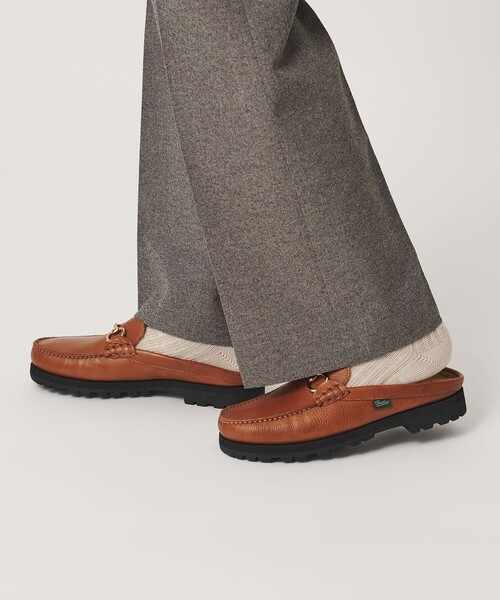 Paraboot(パラブーツ)の「【別注】<Paraboot> カラーグレインレザー ビット ミュール(ローファー・メンズ・ブラウン/オリーブ・9/8/7/6/10)」の10枚目の写真