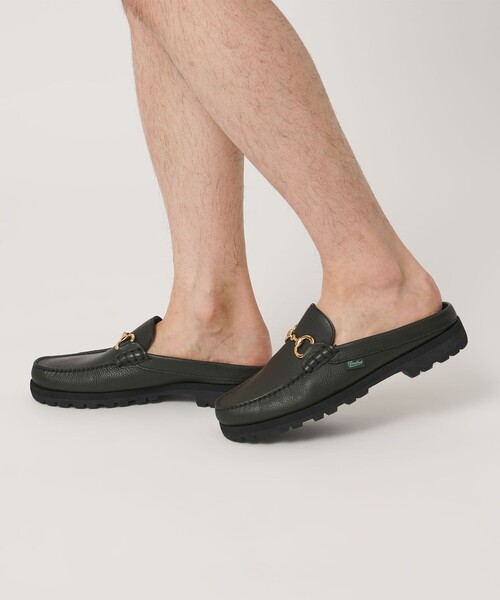 Paraboot(パラブーツ)の「【別注】<Paraboot> カラーグレインレザー ビット ミュール(ローファー・メンズ・ブラウン/オリーブ・9/8/7/6/10)」の12枚目の写真