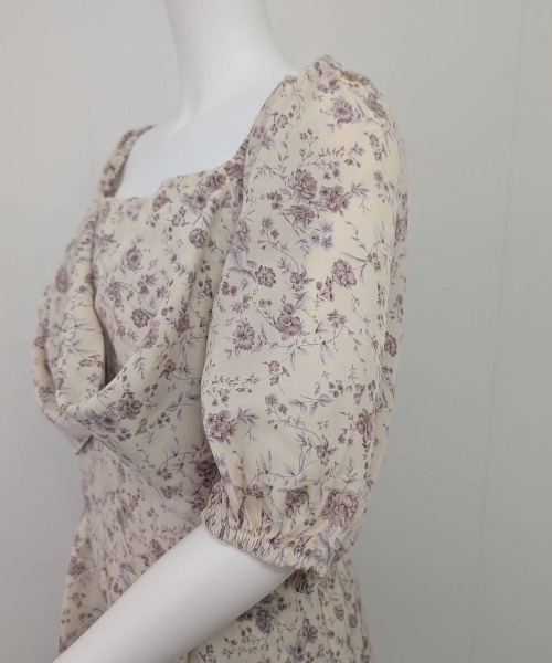 p courge(ピークルジュ)の「カシュクールデザイン バックシャーリング ロングワンピース(ワンピース・レディース・ブラック/アイボリー・LL/4L/3L)」の17枚目の写真
