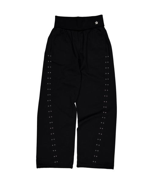 SETUP-EXE(セットアップイーエックスイー)の「FOLDED WAIST STUD PANTS / BLACK(その他パンツ・レディース・その他・OS)」の12枚目の写真