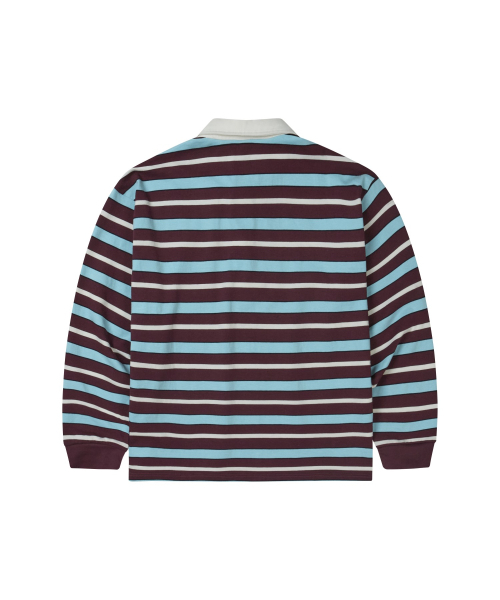 FERNOV(ペルノブ)の「ストライプラグビーTシャツブラウン(スウェット・レディース・その他・1/2/3)」の9枚目の写真