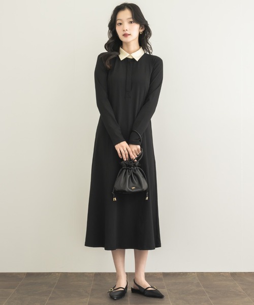 NEUNA(ヌナ)の「【こんなバッグが欲しかった!!】ギャザーミニポシェットバッグ(ショルダーバッグ・レディース・ベージュ/ブラック・FREE)」の10枚目の写真
