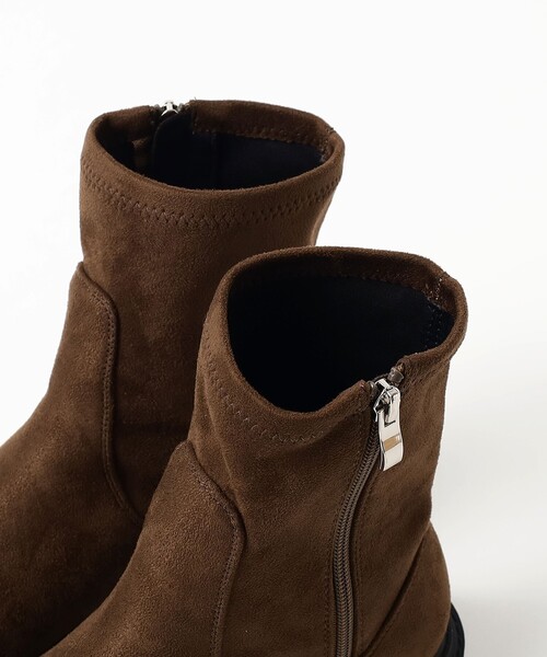 BEAMS HEART(ビームスハート)の「サイドジップ ショートブーツ(ブーツ・レディース・ブラウン系その他3/ブラック・23.0cm/24.0cm/25.0cm)」の10枚目の写真