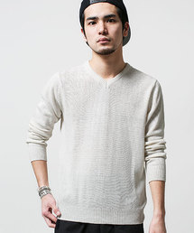 NANO universe | ECO Vネックニット(ニット/セーター)