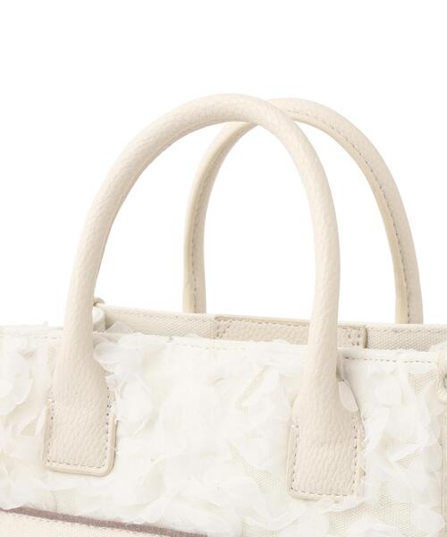 JILL by JILL STUART(ジルバイジルスチュアート)の「フラワーチュールトートバッグ(ショルダーバッグ・レディース・ブルー/ホワイト・FREE)」の21枚目の写真