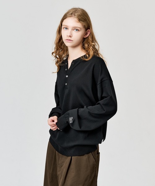 WETTEMPT(ウィテンプト)の「HIGH GAUGE HENRY NECK L/S KNIT / ハイゲージヘンリーネックL/Sニット(ニット/セーター・メンズ・ネイビー/ブラウン/グレー/ブラック・SMALL/MEDIUM/LARGE)」の19枚目の写真