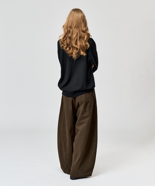 WETTEMPT(ウィテンプト)の「HIGH GAUGE HENRY NECK L/S KNIT / ハイゲージヘンリーネックL/Sニット(ニット/セーター・メンズ・ネイビー/ブラウン/グレー/ブラック・SMALL/MEDIUM/LARGE)」の12枚目の写真