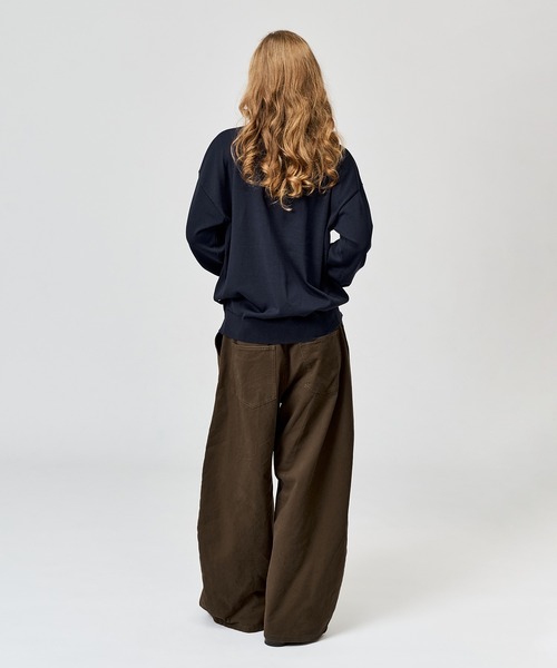 WETTEMPT(ウィテンプト)の「HIGH GAUGE HENRY NECK L/S KNIT / ハイゲージヘンリーネックL/Sニット(ニット/セーター・メンズ・ネイビー/ブラウン/グレー/ブラック・SMALL/MEDIUM/LARGE)」の22枚目の写真