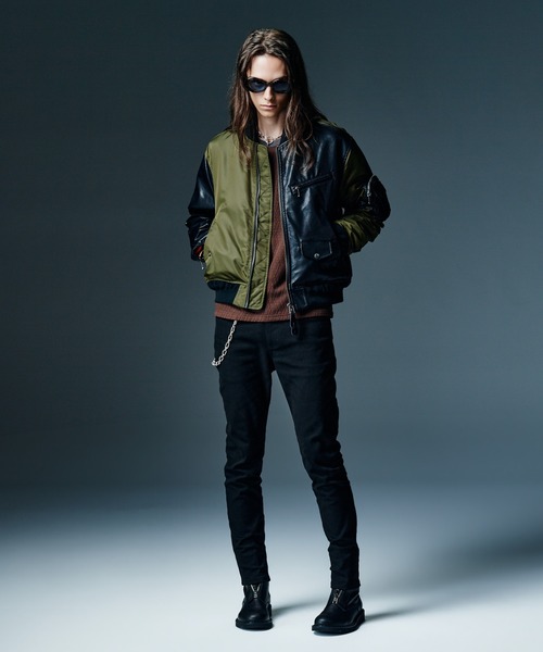 glamb(グラム)の「Double Zip Combat Boots / ダブルジップコンバットブーツ(ブーツ・メンズ・ブラック/ベージュ・25/26/27/28)」の10枚目の写真