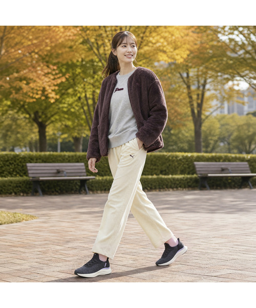 PUMA（プーマ）の「PUMA プーマ ウィメンズ ソフトライド ハーモニー LCH イーズイン ランニン（スニーカー・レディース・ブルー/ブラック×ピンク/アッシュ・25.0cm/22.0cm/23.5cm/25.5cm/23.0cm/22.5cm/24.0cm/24.5cm/26.0cm）」の19枚目の写真