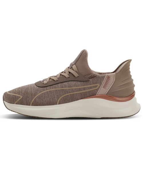 PUMA（プーマ）の「PUMA プーマ ウィメンズ ソフトライド ハーモニー LCH イーズイン ランニン（スニーカー・レディース・ブルー/ブラック×ピンク/アッシュ・25.0cm/22.0cm/23.5cm/25.5cm/23.0cm/22.5cm/24.0cm/24.5cm/26.0cm）」の3枚目の写真