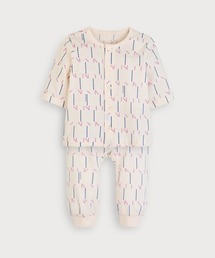 moimoln（モイモルン）の「【ルームウェア】幾何学モチーフ7分袖トップス＆パンツ（ルームウェア/パジャマ）」