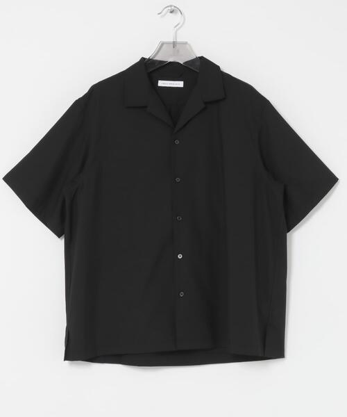 URBAN RESEARCH（アーバンリサーチ）の「TECH BLEND RAYON OPEN COLLAR SHIRTS（シャツ/ブラウス・メンズ・ブラウン/ブラック/ベージュ系その他・LARGE/MEDIUM）」の6枚目の写真