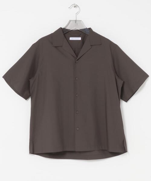 URBAN RESEARCH（アーバンリサーチ）の「TECH BLEND RAYON OPEN COLLAR SHIRTS（シャツ/ブラウス・メンズ・ブラウン/ブラック/ベージュ系その他・LARGE/MEDIUM）」の10枚目の写真