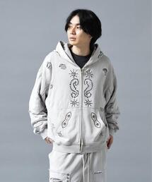 【WEB&DEPOT限定】DankeSchon/ダンケシェーン/SULFER CHEMICAL SWEAT ZIP HOODIE