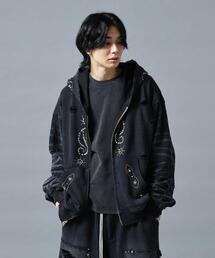 【WEB&DEPOT限定】DankeSchon/ダンケシェーン/SULFER CHEMICAL SWEAT ZIP HOODIE