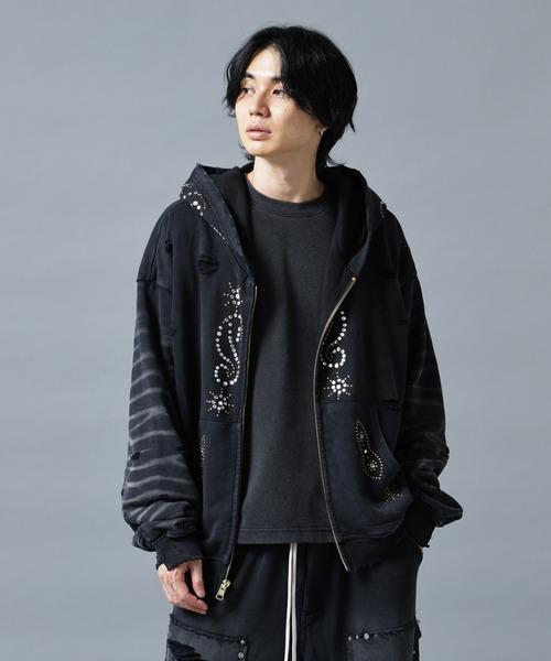 DANKE SCHON（ダンケシェーン）の「【WEB&DEPOT限定】DankeSchon/ダンケシェーン/SULFER CHEMICAL SWEAT ZIP HOODIE（パーカー・レディース・ネイビー/ブラック/レッド/グレー・M/L）」の17枚目の写真