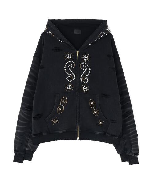 DANKE SCHON（ダンケシェーン）の「【WEB&DEPOT限定】DankeSchon/ダンケシェーン/SULFER CHEMICAL SWEAT ZIP HOODIE（パーカー・レディース・ネイビー/ブラック/レッド/グレー・M/L）」の21枚目の写真