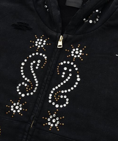 DANKE SCHON（ダンケシェーン）の「【WEB&DEPOT限定】DankeSchon/ダンケシェーン/SULFER CHEMICAL SWEAT ZIP HOODIE（パーカー・レディース・ネイビー/ブラック/レッド/グレー・M/L）」の13枚目の写真
