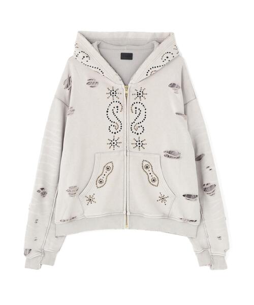 DANKE SCHON（ダンケシェーン）の「【WEB&DEPOT限定】DankeSchon/ダンケシェーン/SULFER CHEMICAL SWEAT ZIP HOODIE（パーカー・レディース・ネイビー/ブラック/レッド/グレー・M/L）」の22枚目の写真