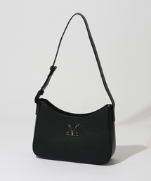 【MUCENT/ムセント】TERIN METAL LOGO LEATHER HOBO BAG UNISEX/テリン メタル ロゴ レザー ホーボーバッグ ユニセックス