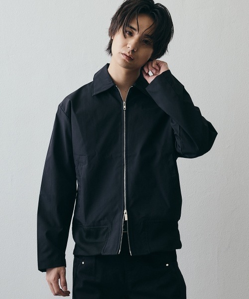 Shoowtime(ショウタイム)の「Minimal Double-Zip Compact Jacket / ミニマルダブルジップコンパクトジャケット(ブルゾン・メンズ・ブラック・X-LARGE/LARGE/MEDIUM)」の11枚目の写真