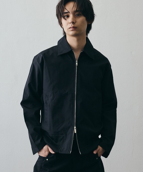 Shoowtime(ショウタイム)の「Minimal Double-Zip Compact Jacket / ミニマルダブルジップコンパクトジャケット(ブルゾン・メンズ・ブラック・X-LARGE/LARGE/MEDIUM)」の12枚目の写真