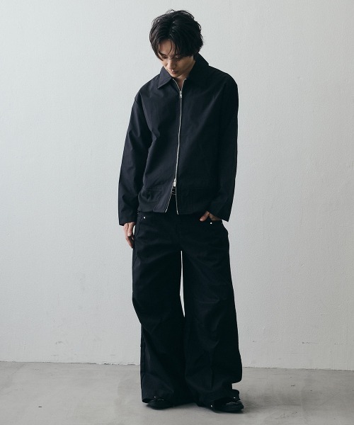 Shoowtime(ショウタイム)の「Minimal Double-Zip Compact Jacket / ミニマルダブルジップコンパクトジャケット(ブルゾン・メンズ・ブラック・X-LARGE/LARGE/MEDIUM)」の8枚目の写真