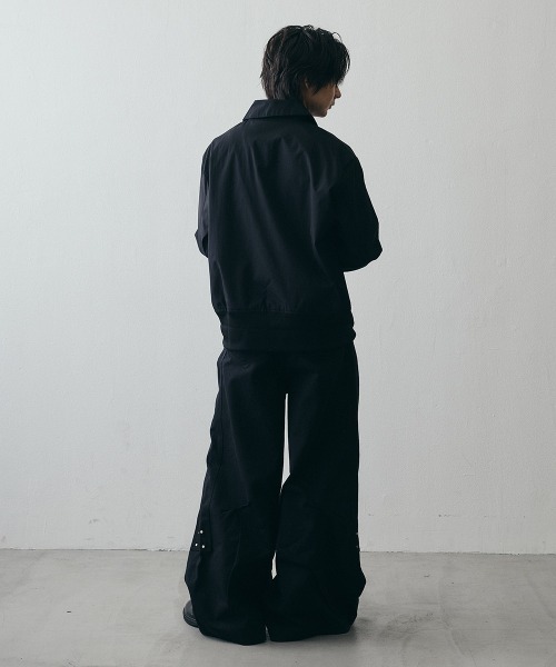 Shoowtime(ショウタイム)の「Minimal Double-Zip Compact Jacket / ミニマルダブルジップコンパクトジャケット(ブルゾン・メンズ・ブラック・X-LARGE/LARGE/MEDIUM)」の6枚目の写真