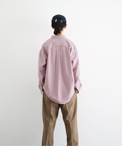 KAIKO(カイコー)の「KAIKO Regular collar shirt(シャツ/ブラウス・メンズ・ブラック/ネイビー/サックスブルー/レッド・2)」の17枚目の写真