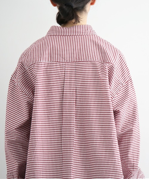 KAIKO(カイコー)の「KAIKO Regular collar shirt(シャツ/ブラウス・メンズ・ブラック/ネイビー/サックスブルー/レッド・2)」の18枚目の写真