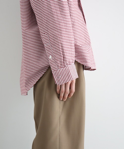 KAIKO(カイコー)の「KAIKO Regular collar shirt(シャツ/ブラウス・メンズ・ブラック/ネイビー/サックスブルー/レッド・2)」の20枚目の写真
