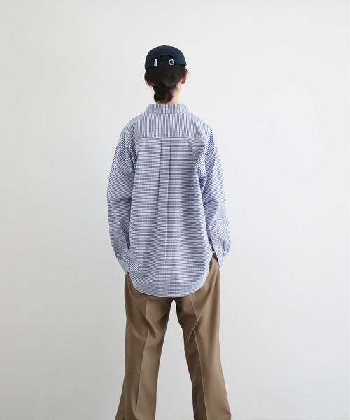 KAIKO(カイコー)の「KAIKO Regular collar shirt(シャツ/ブラウス・メンズ・ブラック/ネイビー/サックスブルー/レッド・2)」の9枚目の写真