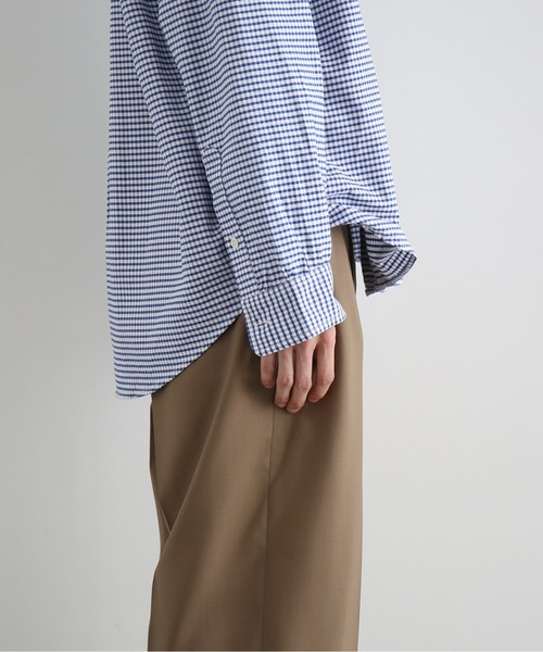 KAIKO(カイコー)の「KAIKO Regular collar shirt(シャツ/ブラウス・メンズ・ブラック/ネイビー/サックスブルー/レッド・2)」の12枚目の写真