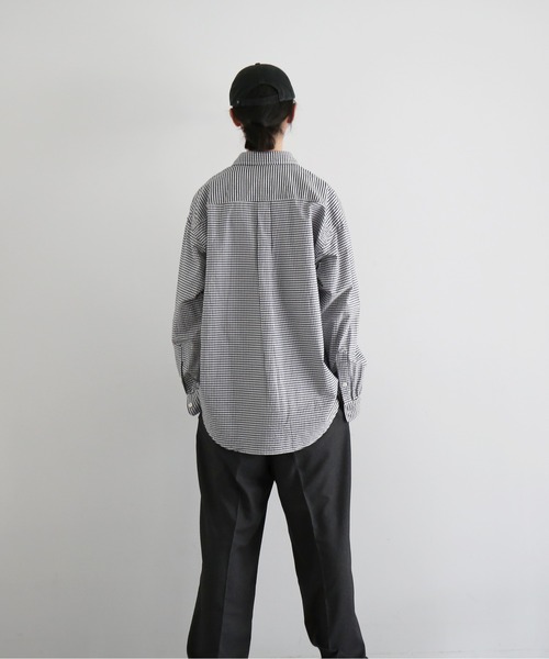 KAIKO(カイコー)の「KAIKO Regular collar shirt(シャツ/ブラウス・メンズ・ブラック/ネイビー/サックスブルー/レッド・2)」の5枚目の写真