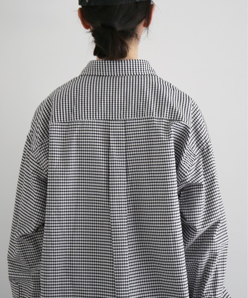 KAIKO(カイコー)の「KAIKO Regular collar shirt(シャツ/ブラウス・メンズ・ブラック/ネイビー/サックスブルー/レッド・2)」の6枚目の写真