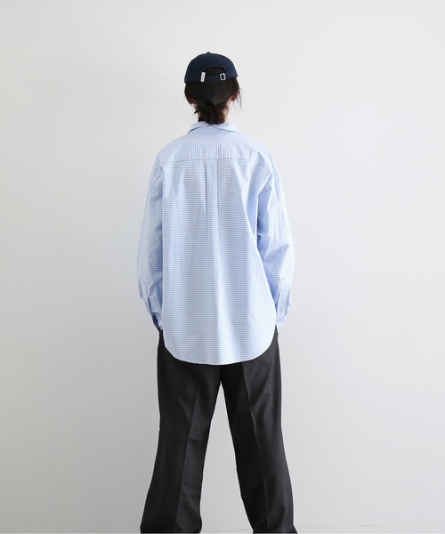 KAIKO(カイコー)の「KAIKO Regular collar shirt(シャツ/ブラウス・メンズ・ブラック/ネイビー/サックスブルー/レッド・2)」の13枚目の写真