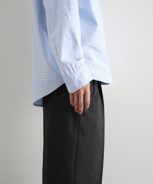 KAIKO(カイコー)の「KAIKO Regular collar shirt(シャツ/ブラウス・メンズ・ブラック/ネイビー/サックスブルー/レッド・2)」の16枚目の写真