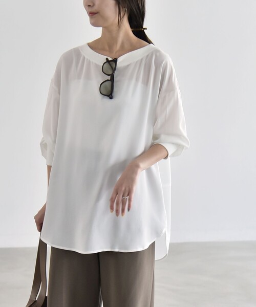 quaranciel: (можно мыть руки) джерсет‑рубашка Rib Oversize, синие