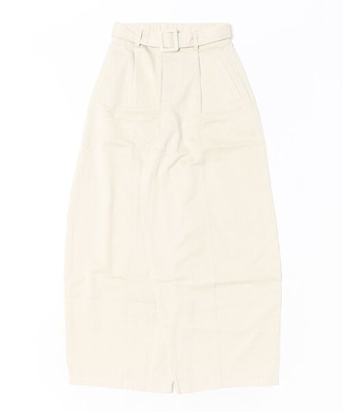 MAGASIN DE MODE Chou Chou（マガジンデモードシュシュ）の「【MAGASIN DE MODE Chou Chou】ベルテッドワイドパンツ SND（その他パンツ・レディース・ダークブラウン/アイボリー・M/S）」の2枚目の写真