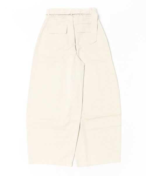 MAGASIN DE MODE Chou Chou（マガジンデモードシュシュ）の「【MAGASIN DE MODE Chou Chou】ベルテッドワイドパンツ SND（その他パンツ・レディース・ダークブラウン/アイボリー・M/S）」の10枚目の写真
