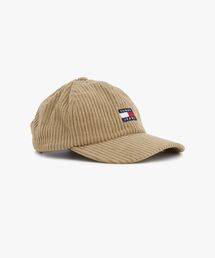 tommy jeans | ユニセックス フラッグロゴ コーデュロイ キャップ(キャップ)