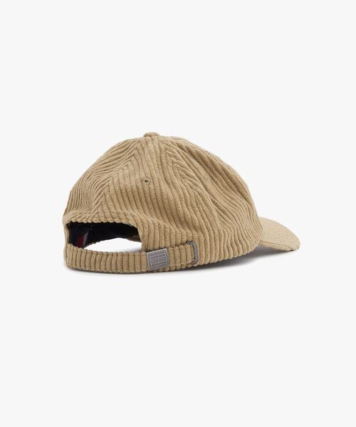 tommy jeans（トミー ジーンズ）の「ユニセックス フラッグロゴ コーデュロイ キャップ（キャップ・レディース・ブラウン/ブラック・FREE）」の3枚目の写真