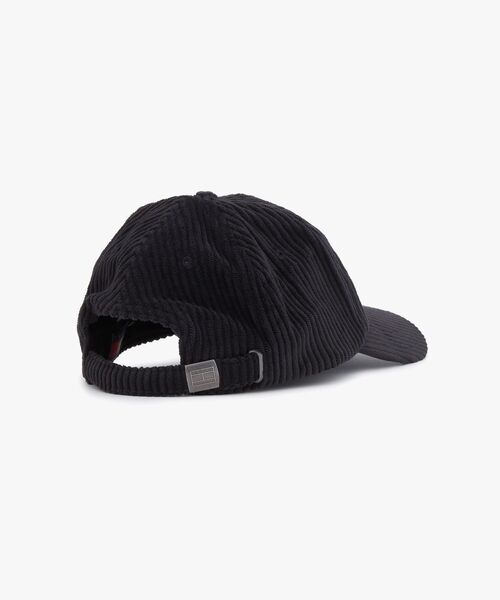 tommy jeans（トミー ジーンズ）の「ユニセックス フラッグロゴ コーデュロイ キャップ（キャップ・レディース・ブラウン/ブラック・FREE）」の4枚目の写真