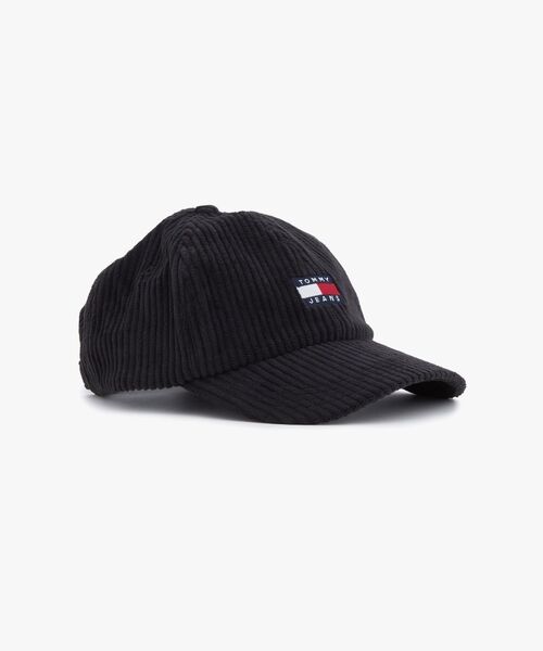 tommy jeans（トミー ジーンズ）の「ユニセックス フラッグロゴ コーデュロイ キャップ（キャップ・レディース・ブラウン/ブラック・FREE）」の6枚目の写真